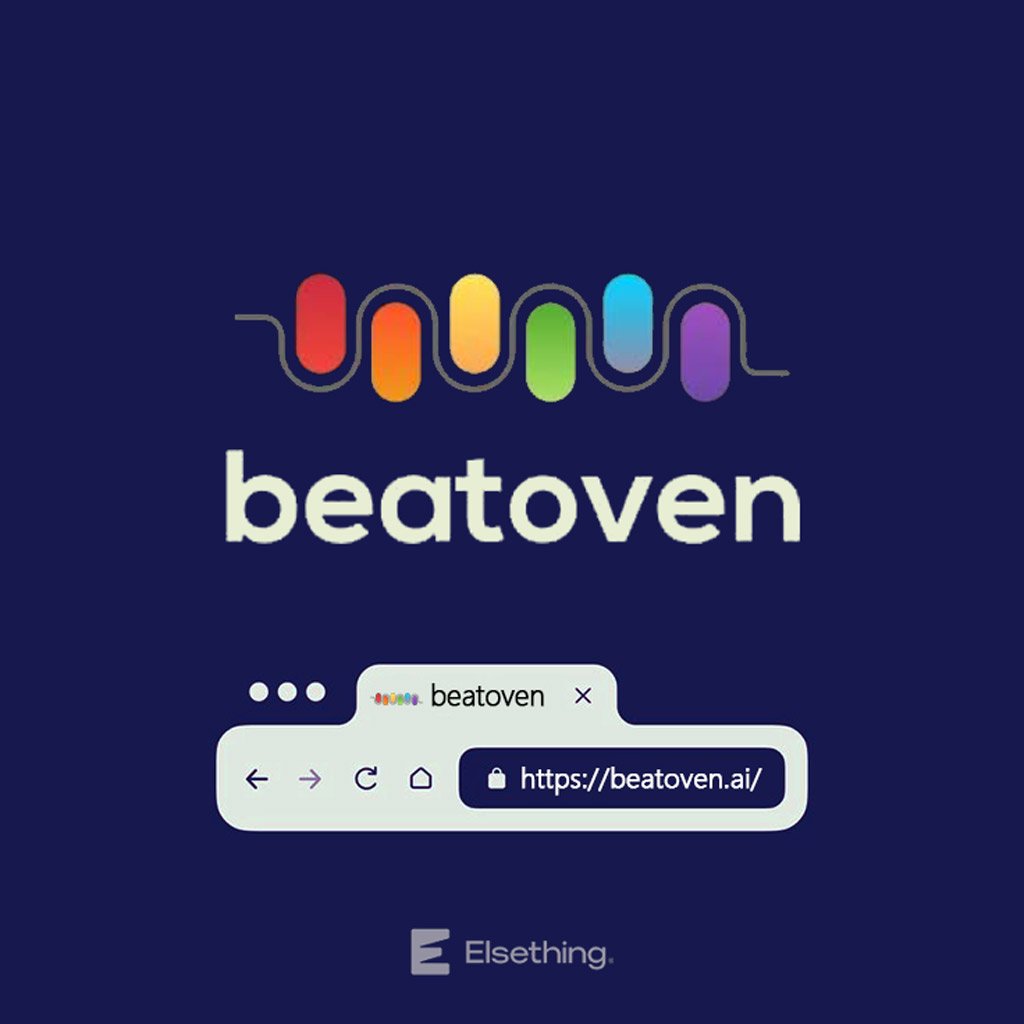 Beatoven logo - AI music generator for content creators